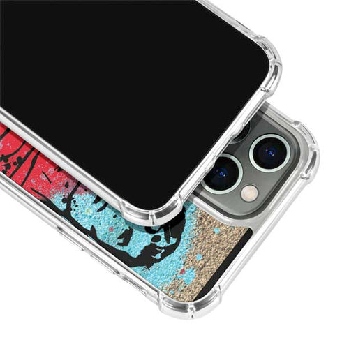 DC Comics Superman Color Splatter iPhone 14 Pro Clear Case